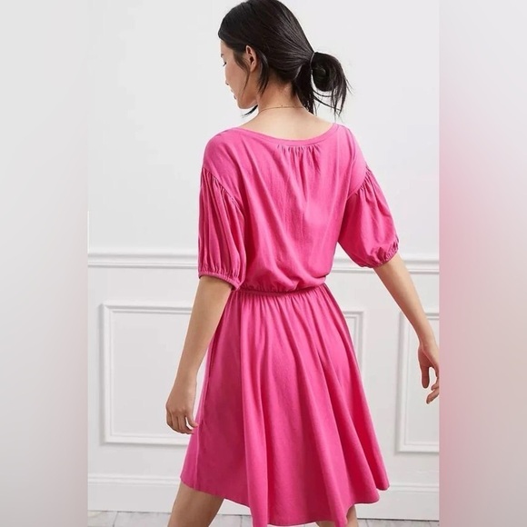 Daily Practice by Anthropologie Solid Pink Mini Dress, Size XS - Picture 2 of 10